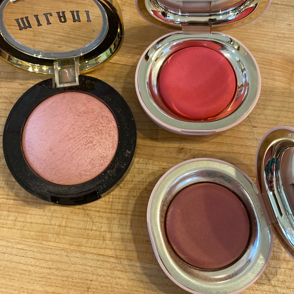 Blush lot - Rare Beauty and Milani